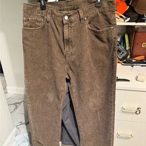 Carhartt WIP Arron Men's Brown Corduroy Pants new